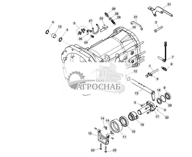 ГРУППА КОРПУСА МУФТЫ (YZ91395) MRTSSM1SB, MRTSSN1SB, MRTSCM1SB, MRTSCN1SB - ST305146 276.jpg